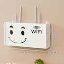 Supporto Router Wireless da Parete - Mensola per Nascondere i Cavi e Organizzare le Apparecchiature WiFi