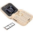 Telefono Flip i16Pro Mini - Dual SIM, Schermo HD, Bluetooth, Radio FM - Design Compatto e Resistente