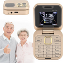 Telefono Flip i16Pro Mini - Dual SIM, Schermo HD, Bluetooth, Radio FM - Design Compatto e Resistente
