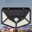 Lampada Solare con 100 LED e Sensore di Movimento - 600 Lumen