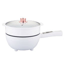 Padella e Pentola Elettrica Portatile Per Cucinare Senza Cucina a Gas, 2-in-1, con coperchio trasparente, 26 cm
