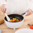 Padella e Pentola Elettrica Portatile Per Cucinare Senza Cucina a Gas, 2-in-1, con coperchio trasparente, 26 cm