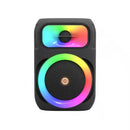 Cassa Portatile MS-2043BT con Woofer 8 pollici, Bluetooth, Luci RGB e Microfono per Karaoke