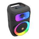 Cassa Portatile MS-2043BT con Woofer 8 pollici, Bluetooth, Luci RGB e Microfono per Karaoke
