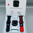 Smartwatch T55 Pro Max + Auricolari Bluetooth + Dock di Ricarica + Cinturino Extra - Set Completo
