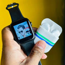 Smartwatch T55 Pro Max + Auricolari Bluetooth + Dock di Ricarica + Cinturino Extra - Set Completo