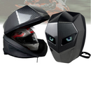 Zaino Moto Impermeabile con LED e Design Carbon - Scomparto Laptop, Guscio Rigido