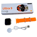 Smartwatch Ultra 9 - Chiamate Bluetooth, Monitoraggio Attività, Sport - Resistente all'Acqua