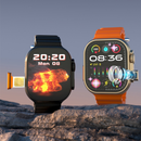 Smartwatch K4G Ultra con SIM 4G - Videochiamate, Assistente AI e Monitoraggio Salute