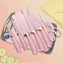 Set 19 Utensili da Cucina in Silicone con Supporto - Manici in Legno, Resistenti a 230°C