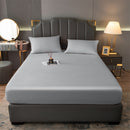 Set Coprimaterasso Impermeabile 180x200x25cm con Elastico + 2 Federe 47x70cm - Antiacaro