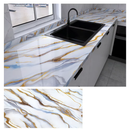 Pellicola Adesiva da Parete Effetto Marmo Materico Multicolore 0.6x3m - Design Premium