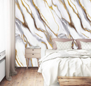 Pellicola Adesiva da Parete Effetto Marmo Materico Multicolore 0.6x3m - Design Premium