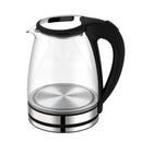 Bollitore Elettrico Portatile 1500W Vetro e Acciaio Inox - Ebollizione Rapida per Tè e Caffè