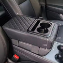 Cuscino Bracciolo Auto con 2 Portabicchieri - Comfort e Organizzazione in Viaggio