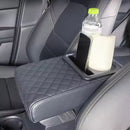 Cuscino Bracciolo Auto con 2 Portabicchieri - Comfort e Organizzazione in Viaggio