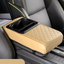 Cuscino Bracciolo Auto con 2 Portabicchieri - Comfort e Organizzazione in Viaggio