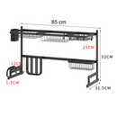 Scolapiatti Sopra Lavello 85cm - Risparmio di Spazio e Organizzazione della Cucina