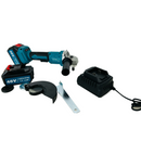 Smerigliatrice Angolare Senza Filo WERSTIL 48V - 2 Batterie Li-Ion, Caricabatterie e Valigetta di Trasporto