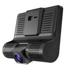 Telecamera Auto 3 In 1 | Anteriore + Interno + Posteriore | Full HD 1080p, Schermo 4 Pollici, Sensore di Movimento