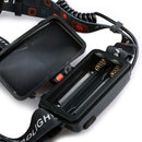 Torcia Frontale LED Professionale 5000 Lumen - Ricaricabile USB, Portata 500m