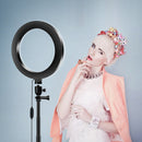 Lampada LED Circolare Professionale con Treppiede e Supporto per Telefono - Ring Light per Makeup e Foto