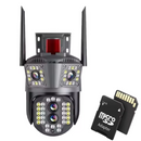 Telecamera di Sorveglianza WiFi 12MP Ultra HD con Zoom 5X e Scheda 32GB - Kit Completo Sicurezza