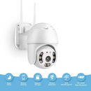Telecamera di Sorveglianza Wireless FULL HD 1080P con Scheda 32GB - Rotante, WiFi, Visione Notturna