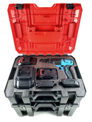 Kit Utensili Multifunzione 7 in 1 - 48V Li-Ion, 2 Batterie, 7 Testine Intercambiabili per Foratura, Taglio, Levigatura