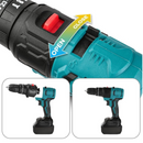 Kit Utensili Multifunzione 7 in 1 - 48V Li-Ion, 2 Batterie, 7 Testine Intercambiabili per Foratura, Taglio, Levigatura