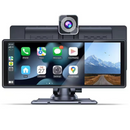Navigatore Auto 10.26 Pollici, HD | Carplay Wireless, Telecamere Anteriore/Posteriore, Bluetooth, Mirroring, TouchScreen