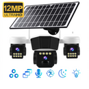 Telecamera di Sorveglianza Solare 4G TL3 + Scheda 32GB - Batteria 12000mAh, Visione Notturna, Sensore PIR