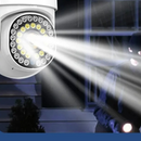 Set 2 Telecamere di Sorveglianza WiFi da Esterno/Interno con Visione Notturna a Colori, Controllo da Telefono, Rilevamento Movimento