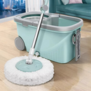 Mocio Rotante PRO 360 con Secchio Doppio e Strizzatura Automatica - Include 2 Ricambi in Omaggio