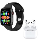Set Promo 1+1 Smartwatch + Auricolari Wireless - Schermo HD, Monitoraggio della Salute, Controllo della Musica