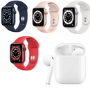 Set Promo 1+1 Smartwatch + Auricolari Wireless - Schermo HD, Monitoraggio della Salute, Controllo della Musica