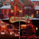 Catena Luminosa a Rullo 100m con 500 LED Rossi | 8 Giochi di Luce | IP44 per Decorazioni Festive