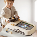 Volante Interattivo da Corsa con Piste e Macchinine - Giocattolo Educativo per Bambini 3+ Anni