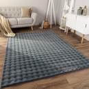 Tappeto Nordico in Pelliccia Sintetica 3D Bubble 180x230cm - Design Moderno, Ultra Morbido, Antiscivolo