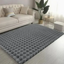 Tappeto Nordico in Pelliccia Sintetica 3D Bubble 180x230cm - Design Moderno, Ultra Morbido, Antiscivolo