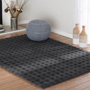 Tappeto Nordico in Pelliccia Sintetica 3D Bubble 180x230cm - Design Moderno, Ultra Morbido, Antiscivolo