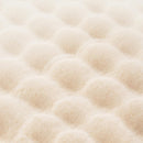 Tappeto in Pelliccia Sintetica 3D Bubble 180x230cm - Design Nordic Premium per Soggiorno e Camera da Letto - Crema