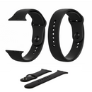 Cinturino in Silicone Premium 20mm - Universale per Smartwatch e Orologi Classici - Design Elegante Nero