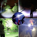 Confezione 1+1 Torcia Tattica LED con Zoom e Resistente all'Acqua - 3 Modalità di Illuminazione Professionale