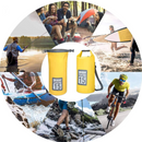 Pacchetto 1+1 Zaino Impermeabile per Escursioni, Rafting e Sport Acquatici - Protezione 100% Waterproof