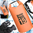 Pacchetto 1+1 Zaino Impermeabile per Escursioni, Rafting e Sport Acquatici - Protezione 100% Waterproof