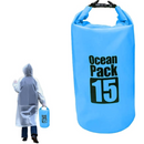 Pacchetto 1+1 Zaino Impermeabile per Escursioni, Rafting e Sport Acquatici - Protezione 100% Waterproof
