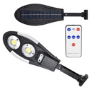 Lampada Solare 150W con 60 LED COB, Sensore di Movimento, 3 Modalità di Illuminazione, Telecomando, IP65, Autonomia fino a 12h, Illuminazione Esterna per Cortile e Giardino