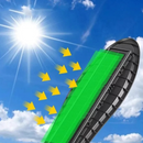 Lampada Solare 150W con 60 LED COB, Sensore di Movimento, 3 Modalità di Illuminazione, Telecomando, IP65, Autonomia fino a 12h, Illuminazione Esterna per Cortile e Giardino