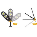 Lampada Solare 150W con 60 LED COB, Sensore di Movimento, 3 Modalità di Illuminazione, Telecomando, IP65, Autonomia fino a 12h, Illuminazione Esterna per Cortile e Giardino